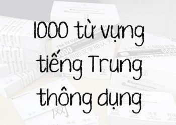 Từ vựng tiếng Trung có thể nói là yếu tố quan trọng trong việc học ngôn ngữ 