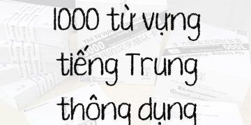Từ vựng tiếng Trung có thể nói là yếu tố quan trọng trong việc học ngôn ngữ 