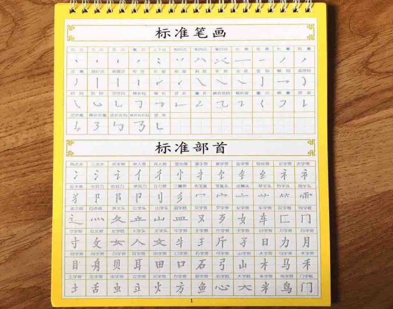 Các nét cơ bản trong tiếng Trung và những điều quan trọng
