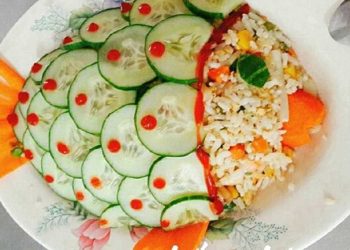 Cách trang trí cơm chiên dương châu 1