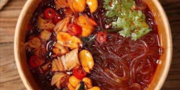 Cách trang trí miến Trùng Khánh Trung Quốc để thêm hấp dẫn